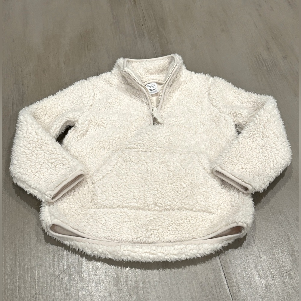 Carter’s Kid Fluffy Pullover Sweater- size 4
